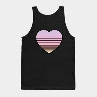 Gradient Heart - Pastels 3 Tank Top